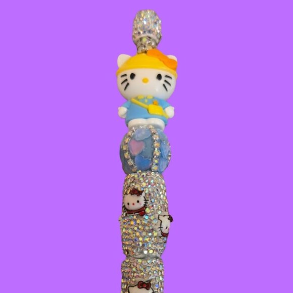 Hello Kitty Rhinestone Ink Pen~ New!! - Picture 2 of 4